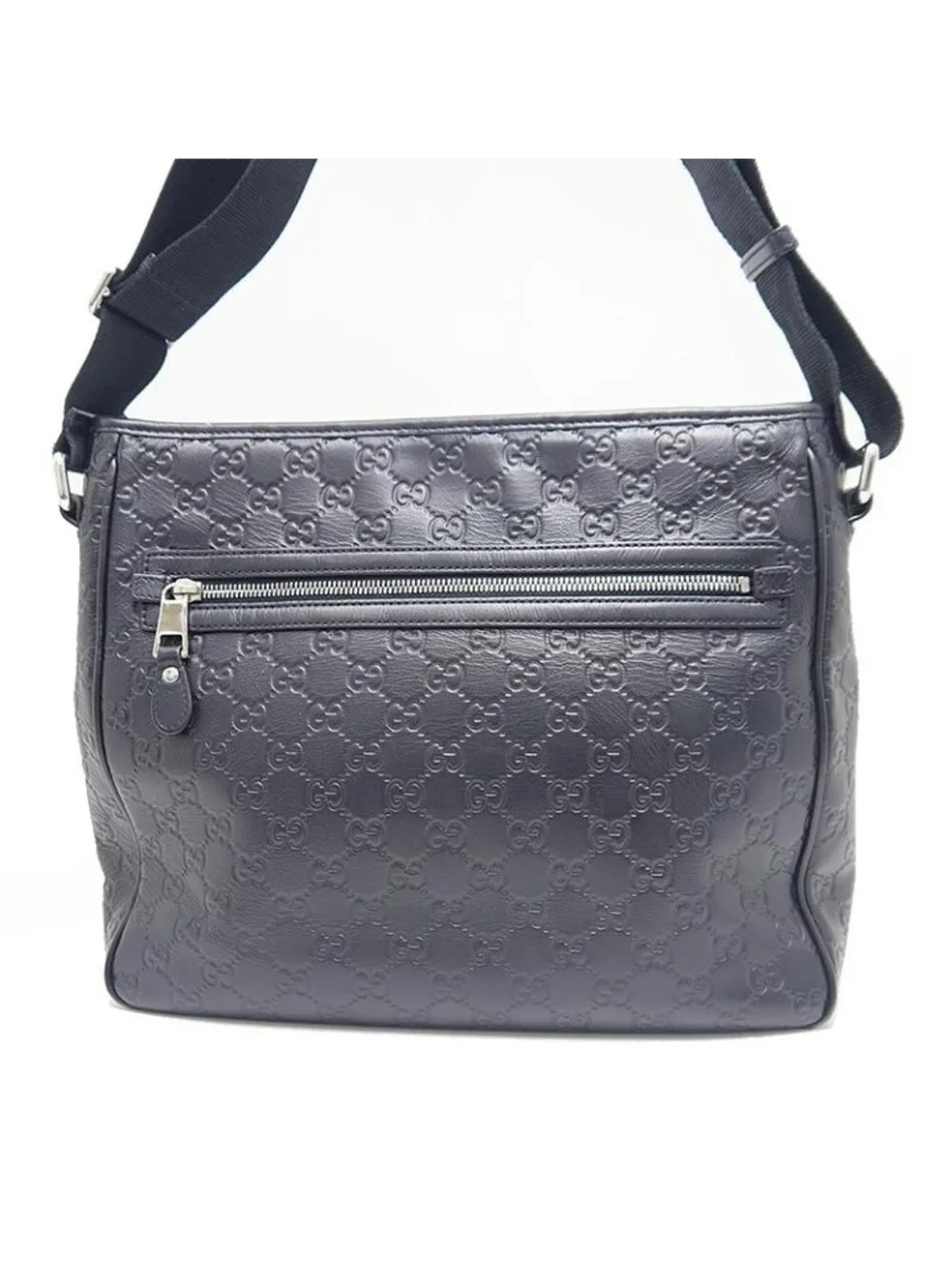 Gucci Guccissima Shoulder Bag Black